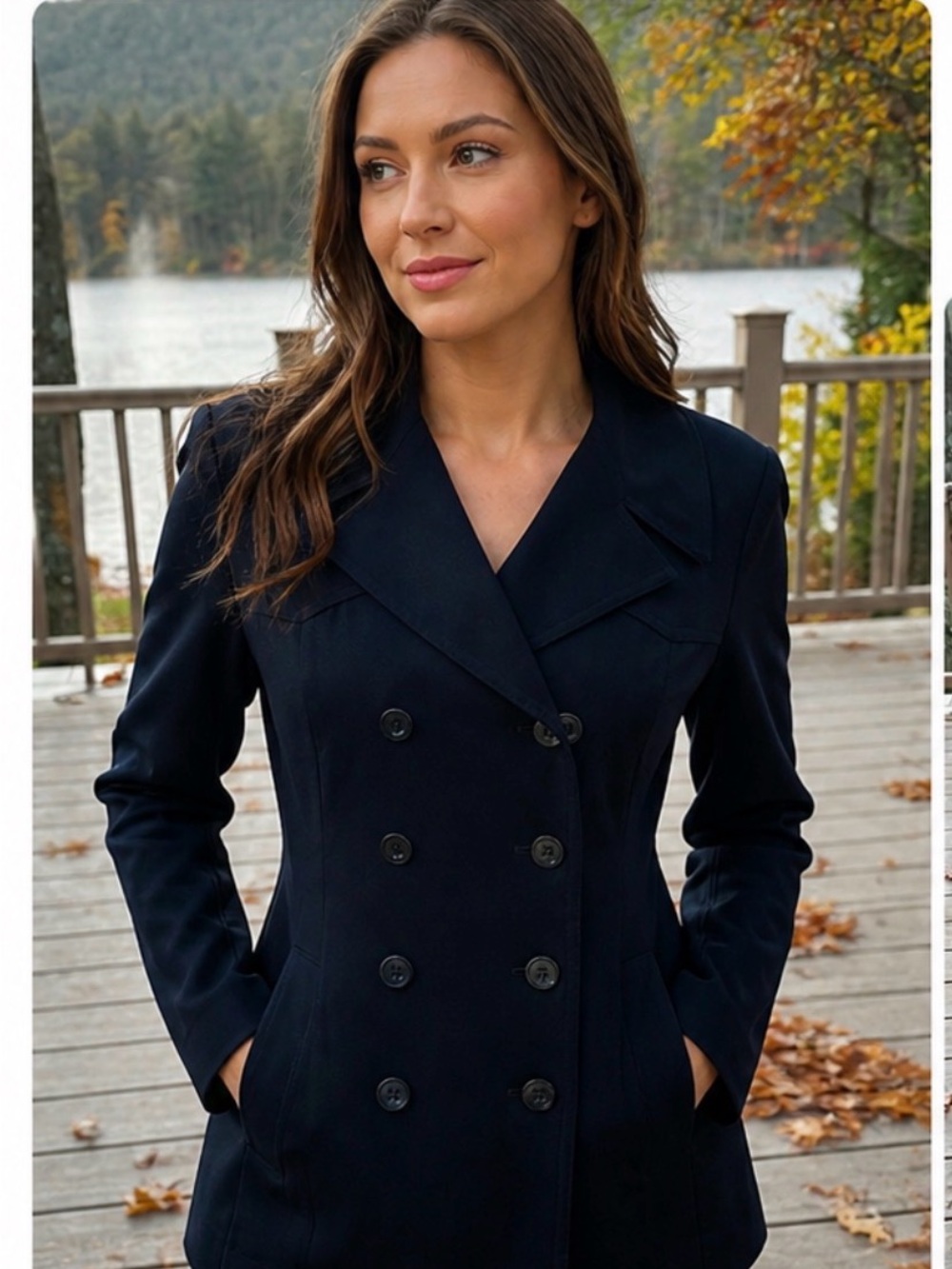 AMANDA SMITH Navy Blue jacket